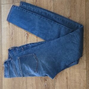Old navy size 16 blue jeans denim girls adjustable waist ballerina style